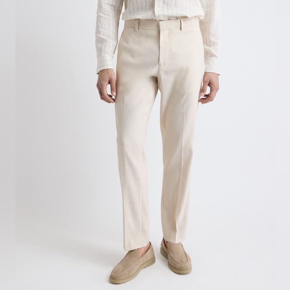 RW&CO Men's Cream Dress Pants